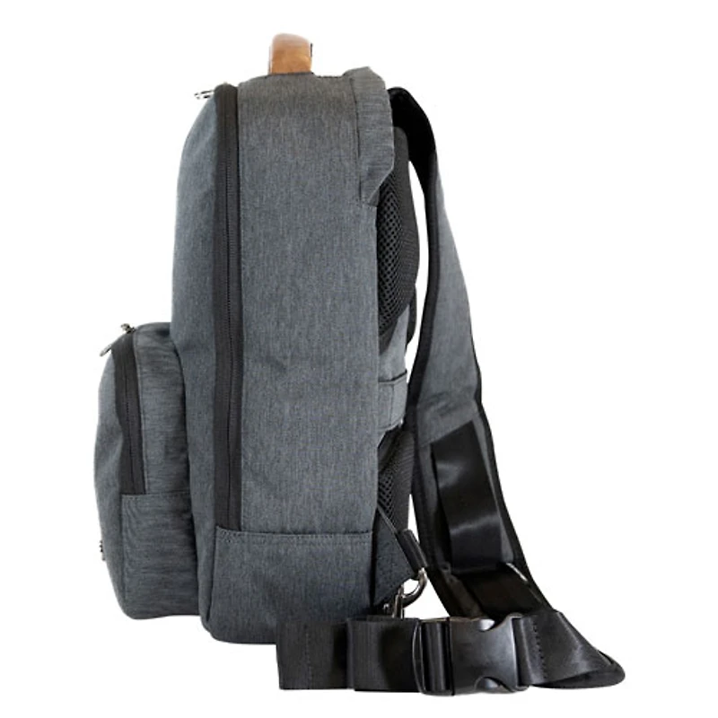 Sac à bandoulière Robson de PKG pour portable de 14 po - Gris foncé
