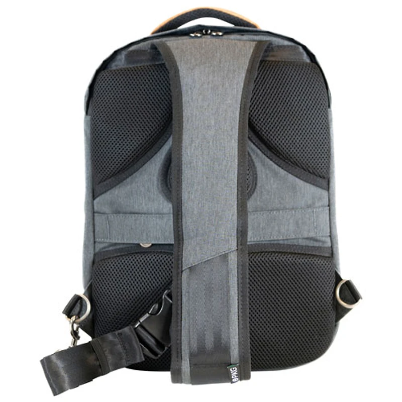 Sac à bandoulière Robson de PKG pour portable de 14 po - Gris foncé