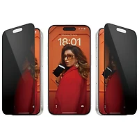 PanzerGlass Privacy Glass Screen Protector for iPhone 15 Plus/14 Pro Max