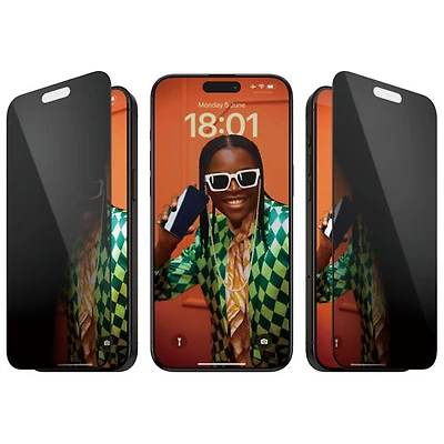 PanzerGlass Privacy Glass Screen Protector for iPhone 15 Pro Max