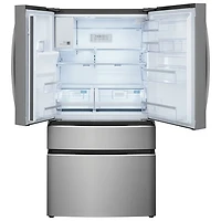 Réfrigérateur à deux portes 26,3 pi³ 36 po avec distributeur de glaçons et d'eau Gallery de Frigidaire (GRMS2773AF) - Acier inoxydable