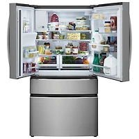 Réfrigérateur à deux portes 26,3 pi³ 36 po avec distributeur de glaçons et d'eau Gallery de Frigidaire (GRMS2773AF) - Acier inoxydable