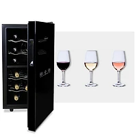 Koolatron 1.7 Cu. Ft. 18-Bottle Dual Temperature Zone Wine Cellar (WC18DZ) - Black