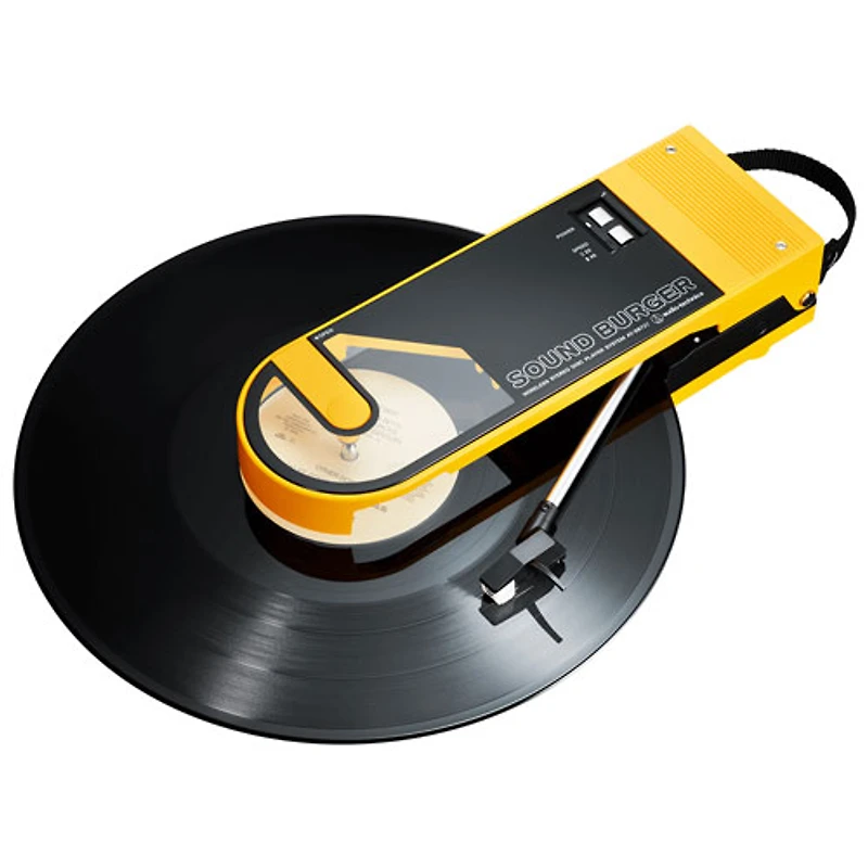 Tourne-disque portatif Bluetooth AT-SB727 Sound Burger d'Audio-Technica - Jaune