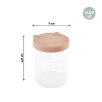 Bol de conservation en verre Isy de Babymoov - Ensemble de 6