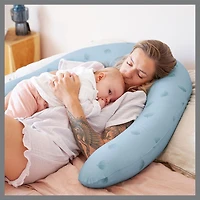 Coussin de maternité B.Love en forme de U de Babymoov - Bleu