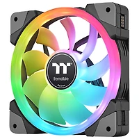 Ventilateur RVB de 120 mm Swafan EX12 de Thermaltake pour boîtier d'ordinateur - Noir