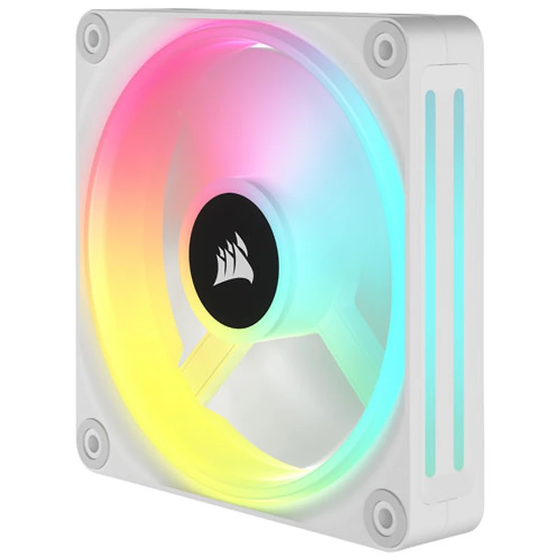 Corsair iCUE Link QX120 RGB 120mm PWM Triple Fans Starter Kit - White