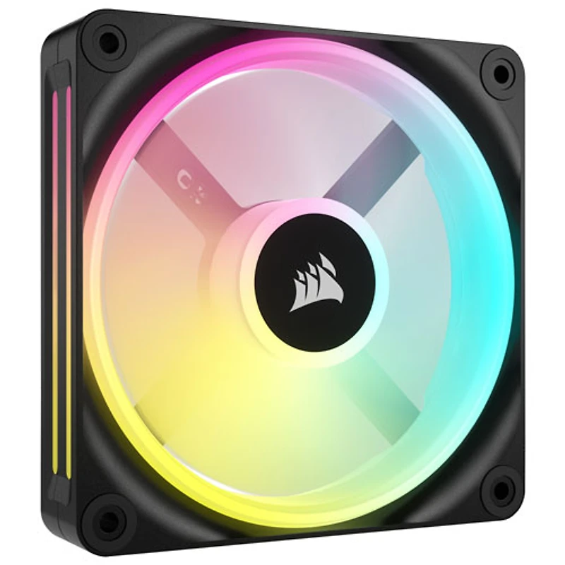 Corsair iCUE Link QX120 RGB 120mm PWM Triple Fans Starter Kit - Black