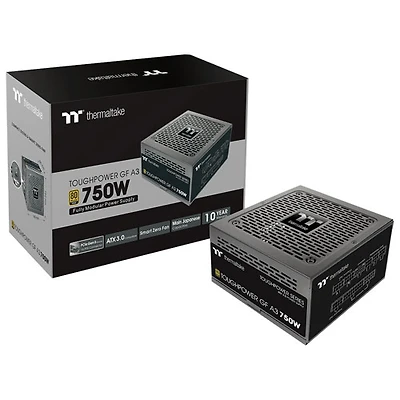 Bloc d'alimentation modulaire ATX de 750 W série Toughpower GF A3 Gold de Thermaltake
