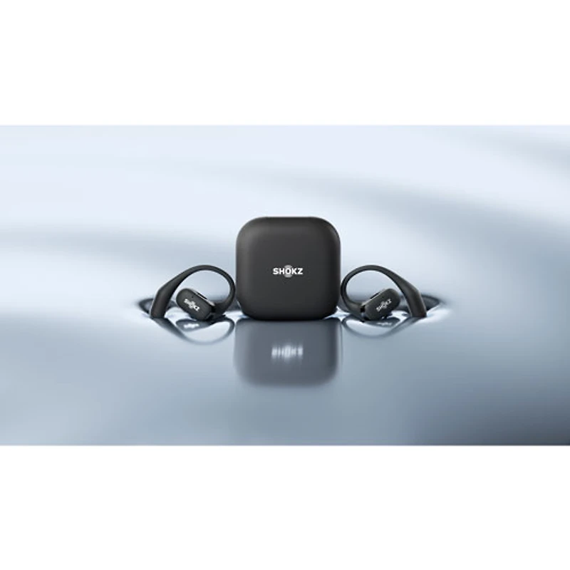 Shokz OpenFit Open-Ear True Wireless Earbuds - Black