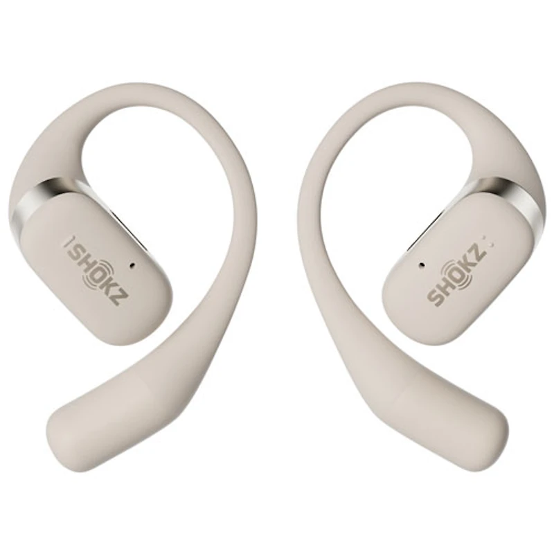 Écouteurs ouverts 100 % sans fil OpenFit de Shokz - Beige