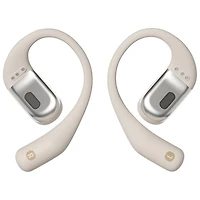 Écouteurs ouverts 100 % sans fil OpenFit de Shokz - Beige