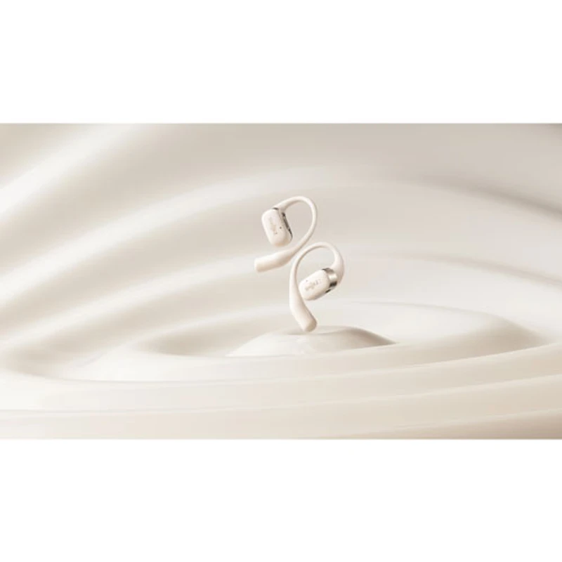 Écouteurs ouverts 100 % sans fil OpenFit de Shokz - Beige