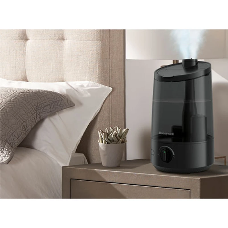 Humidificateur ultrasonique à remplissage par le haut de Honeywell - Noir