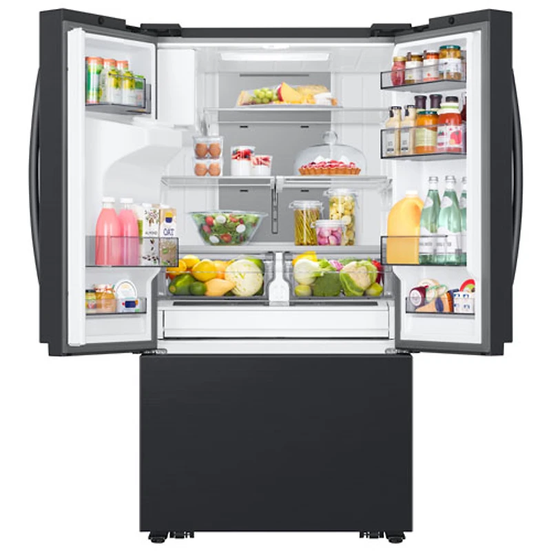 Samsung 36" 30.5 Cu. Ft. French Door Refrigerator w/ Water & Ice Dispenser(RF32CG5400MTAA) - Black Stainless