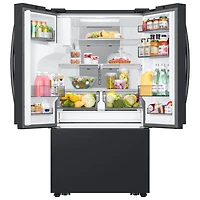 Samsung 36" 30.5 Cu. Ft. French Door Refrigerator w/ Water & Ice Dispenser(RF32CG5400MTAA) - Black Stainless