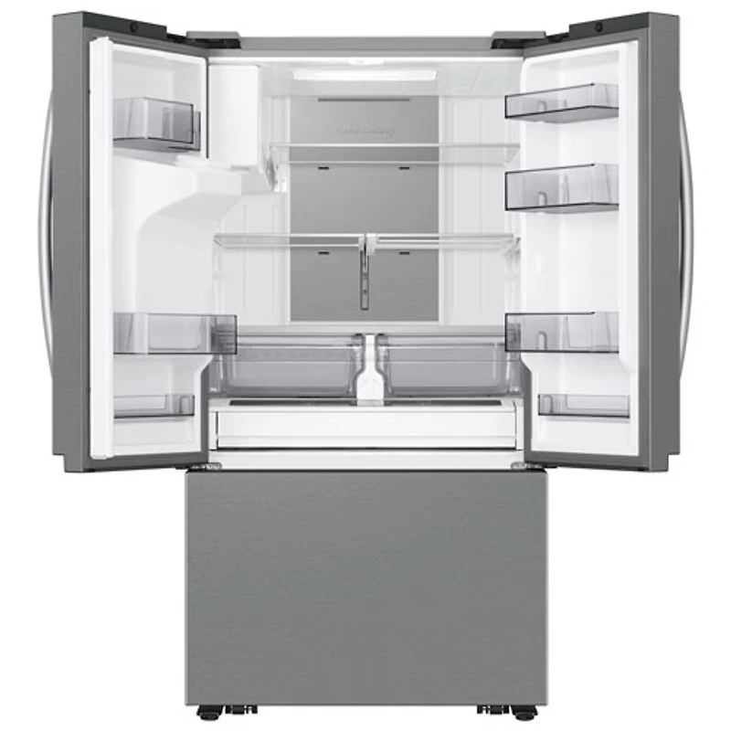 Réfrigérateur à deux portes de 30,5 pi³ et 36 po avec distributeur d'eau et de glaçons de Samsung (RF32CG5400SRAA) - Inox