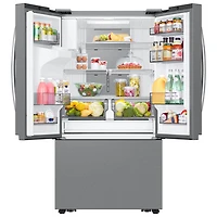 Réfrigérateur à deux portes de 30,5 pi³ et 36 po avec distributeur d'eau et de glaçons de Samsung (RF32CG5400SRAA) - Inox