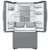 Samsung 36" 25.5 Cu. Ft. French Door SpaceMax Counter Depth Refrigerator w/ Water & Ice Dispenser (RF27CG5900SRAC) - Stainless