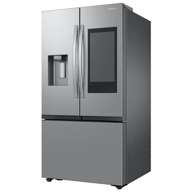 Réfrigérateur à deux portes de 30 pi³ et 36 po avec distributeur d'eau et de glaçons de Samsung (RF32CG5900SRAC) - Inox