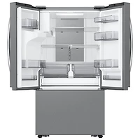 Réfrigérateur à deux portes de 30 pi³ et 36 po avec distributeur d'eau et de glaçons de Samsung (RF32CG5900SRAC) - Inox