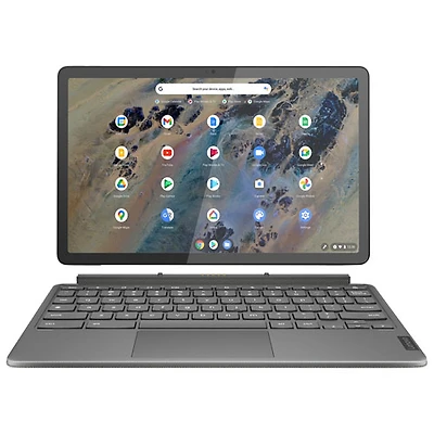 Tablette ChromeOS IdeaPad Duet 3 de 128 Go de Lenovo avec clavier (processeur octocoeur SnapDragon 7c) - Gris tempête - Exclusivité de Best Buy