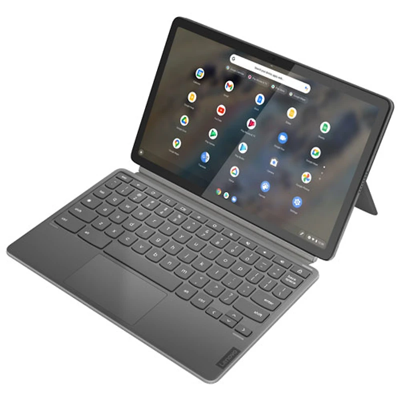 Tablette ChromeOS IdeaPad Duet 3 de 128 Go de Lenovo avec clavier (processeur octocoeur SnapDragon 7c) - Gris tempête - Exclusivité de Best Buy