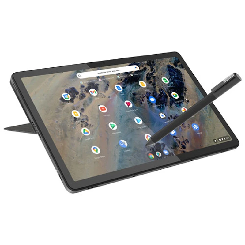 Tablette ChromeOS IdeaPad Duet 3 de 128 Go de Lenovo avec clavier (processeur octocoeur SnapDragon 7c) - Gris tempête - Exclusivité de Best Buy