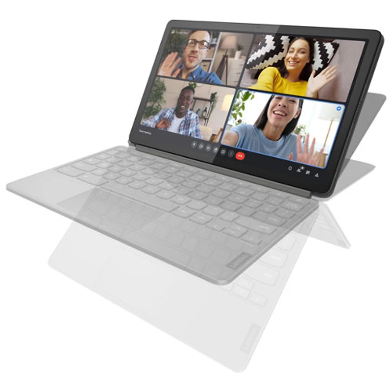Tablette ChromeOS IdeaPad Duet 3 de 128 Go de Lenovo avec clavier (processeur octocoeur SnapDragon 7c) - Gris tempête - Exclusivité de Best Buy