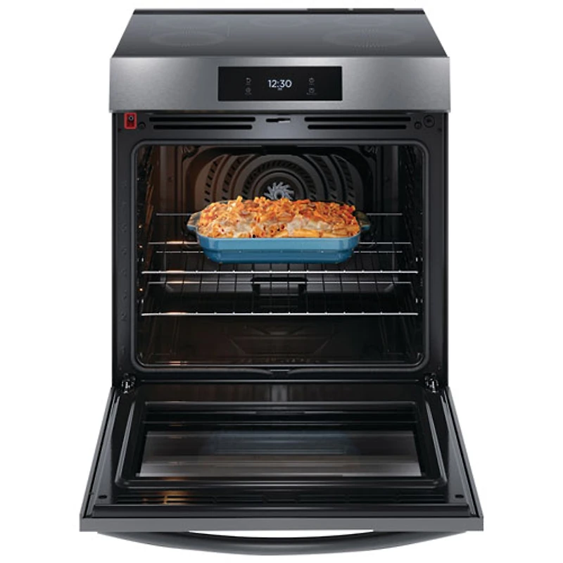 Cuisinière induction convection véritable Air Fry 30 po 6,2 pi³ Gallery Frigidaire (GCFI306CBD) - Acier inoxydable noir