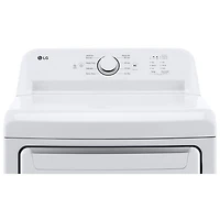 Sécheuse électrique de 7,3 pi³ de LG (DLE6100W) - Blanc