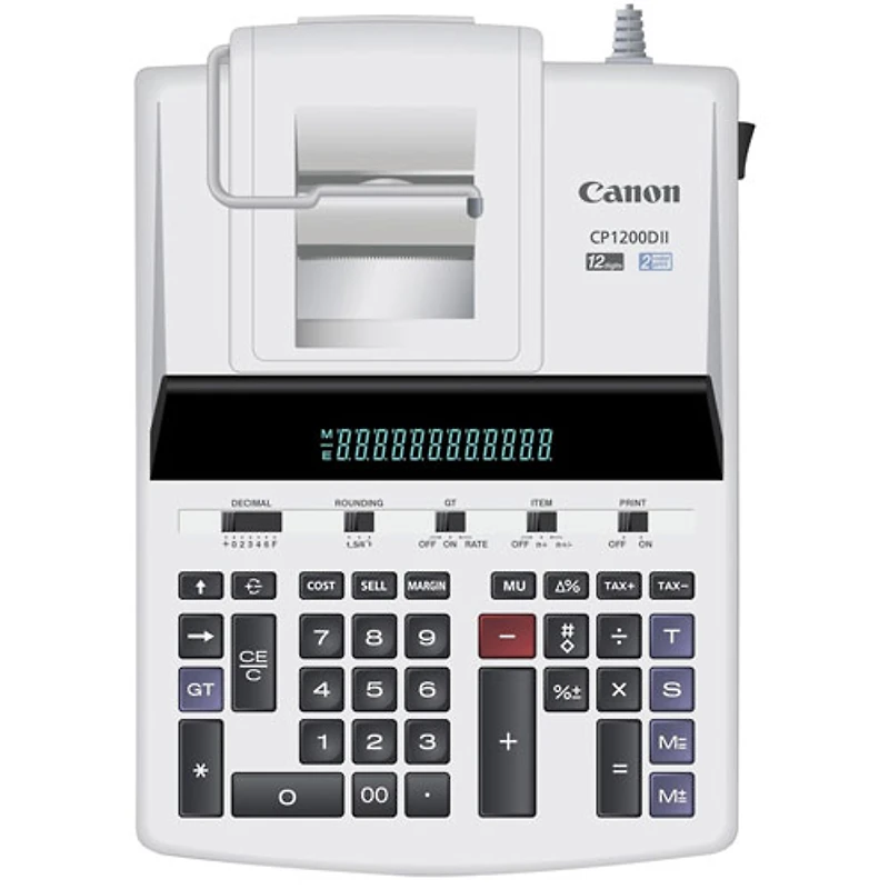Calculatrice imprimante CP1200DII de Canon