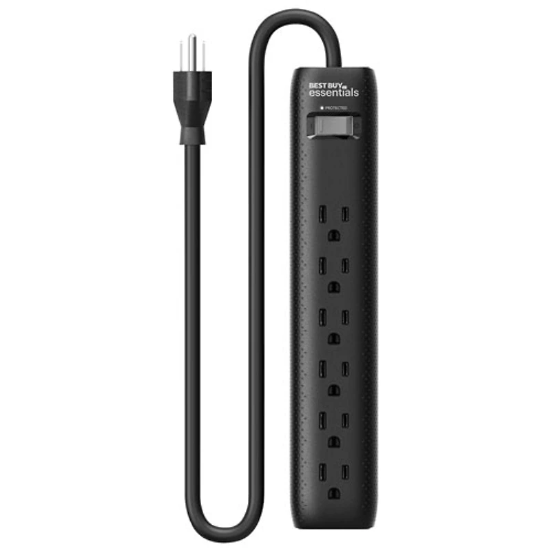 Best Buy Essentials 1080J 6-Outlet Surge Protector (BE-H206-C) - Only at Best Buy