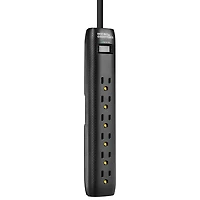 Best Buy Essentials 1080J 6-Outlet Surge Protector (BE-H206-C) - Only at Best Buy