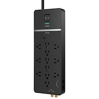 Rocketfish 12-Outlet Surge Protector with USB-A/USB-C Ports - Only at Best Buy