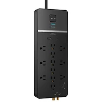 Rocketfish 12-Outlet Surge Protector with USB-A/USB-C Ports - Only at Best Buy
