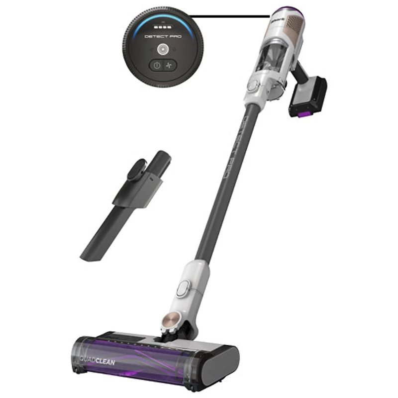 Aspirateur-balai sans fil Detect Pro de Shark - Blanc