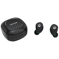 Écouteurs boutons 100 % sans fil à suppression du bruit Impact de Raycon - Noir fibre de carbone