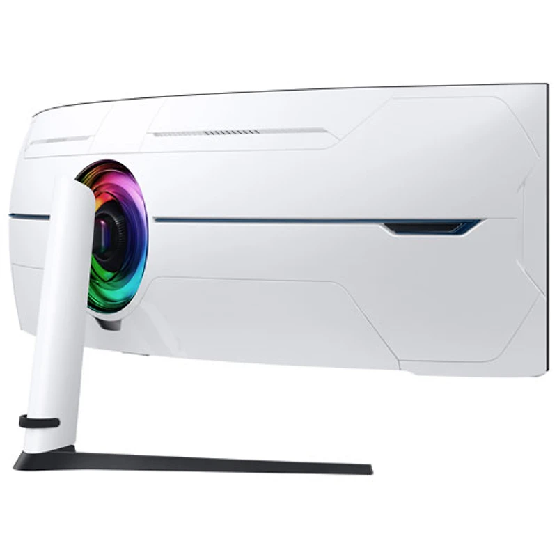 Samsung 57" 8K Ultra HD 240Hz 1ms GTG Curved VA LED FreeSync Gaming Monitor (LS57CG952NNXZA) - Black/White