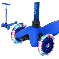 Trottinette pliable à 3 roues Mini de Rugged Racers - Bleu