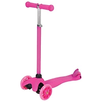 Rugged Racers Mini 3-Wheeled Foldable Kick Scooter - Pink