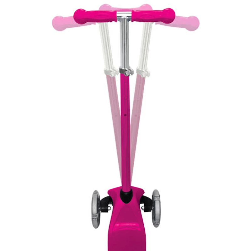 Rugged Racers Mini 3-Wheeled Foldable Kick Scooter - Pink