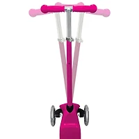 Rugged Racers Mini 3-Wheeled Foldable Kick Scooter - Pink