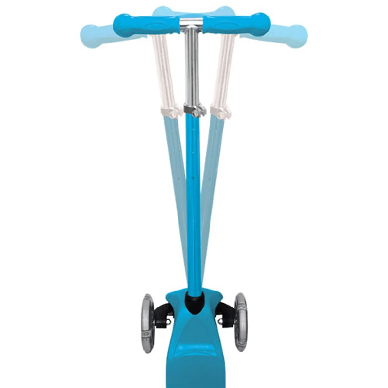 Trottinette pliable à 3 roues Mini de Rugged Racers - Bleu
