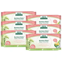 Lingettes en bambou peau sensible pour bébé d'Aleva Naturals - 432 lingettes