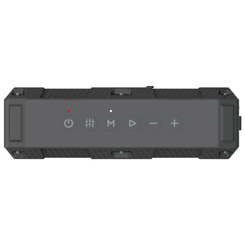 Haut-parleur sans fil portatif Bluetooth Impact de Raycon - Noir fibre de carbone