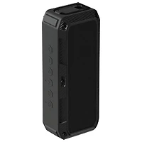 Haut-parleur sans fil portatif Bluetooth Impact de Raycon - Noir fibre de carbone