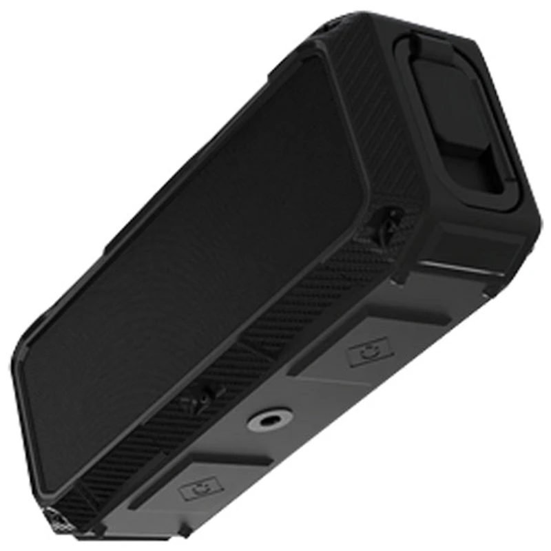 Haut-parleur sans fil portatif Bluetooth Impact de Raycon - Noir fibre de carbone