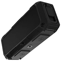 Haut-parleur sans fil portatif Bluetooth Impact de Raycon - Noir fibre de carbone